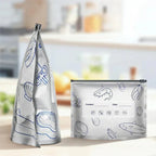 Food Storage Bags Airtight Aluminum Reusable Set of 20