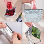 Food Storage Bags Airtight Aluminum Reusable Set of 20
