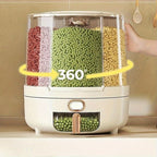 Food Storage Container 360 Degree Rotating Airtight & Moisture-Proof