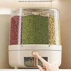 Food Storage Container 360 Degree Rotating Airtight & Moisture-Proof