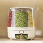 Food Storage Container 360 Degree Rotating Airtight & Moisture-Proof