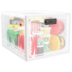 Food Storage Container Combination Lock Clear BPA-Free