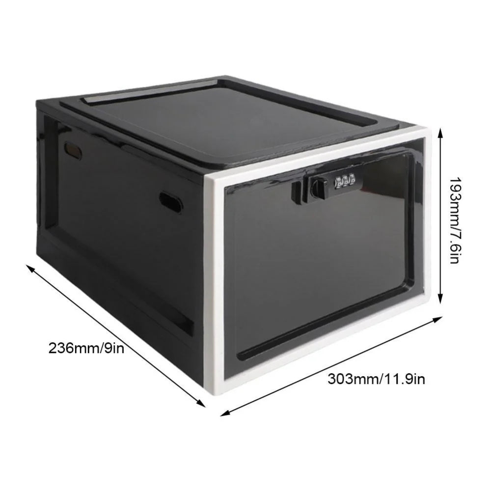 Food Storage Container Combination Lock Clear BPA-Free