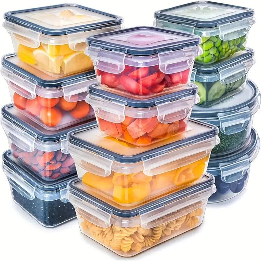 Food Storage Container Set Airtight & Stackable BPA-Free