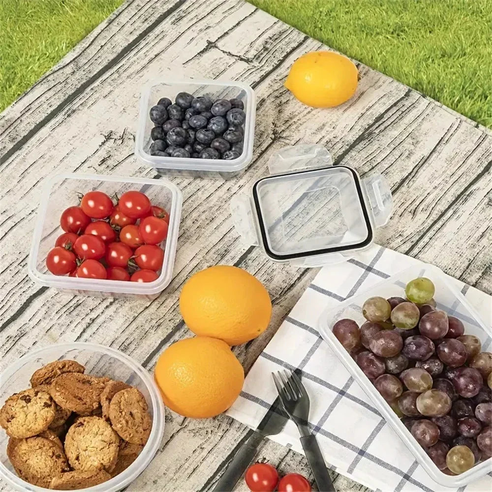 Food Storage Container Set Airtight & Stackable BPA-Free