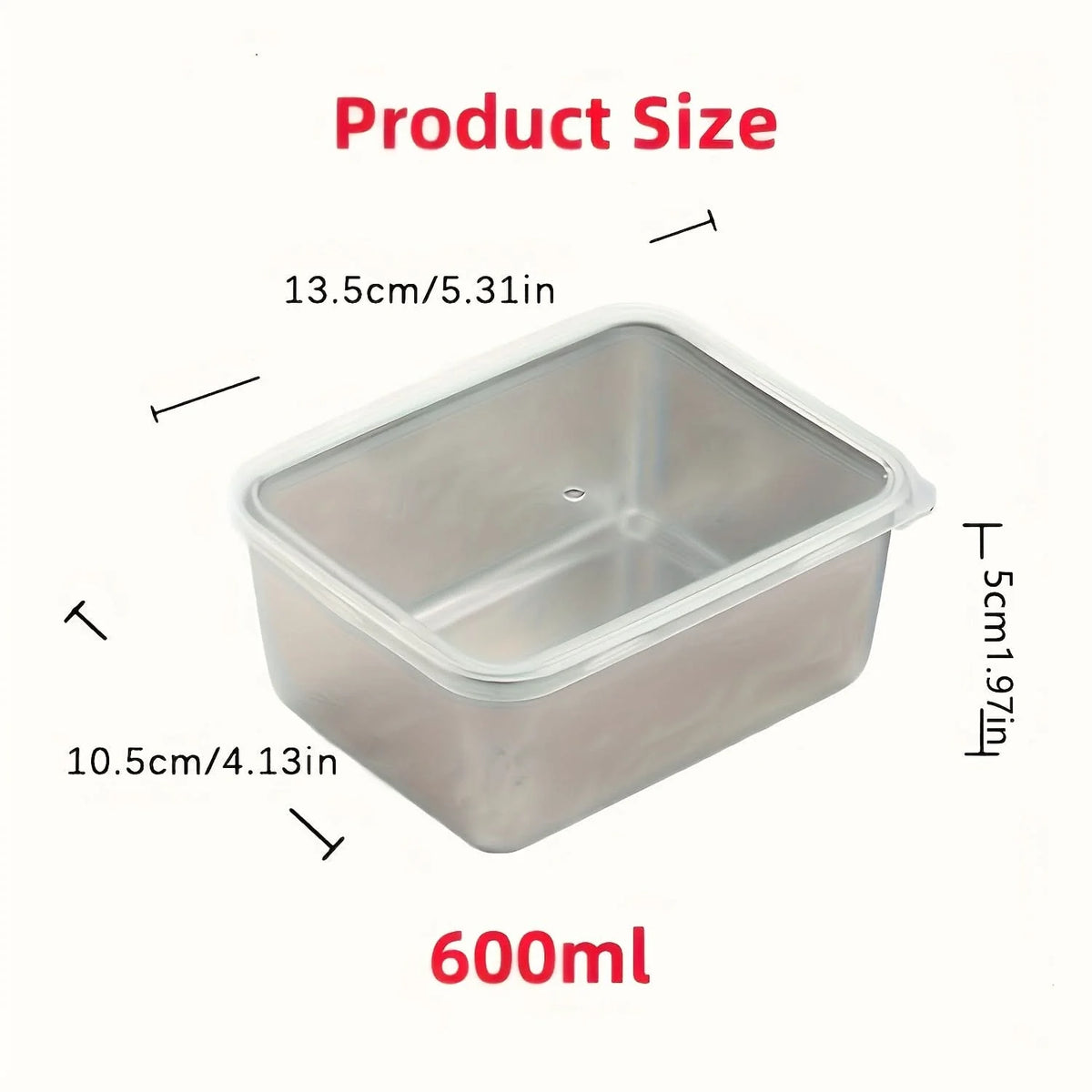 Food Storage Container Set Stainless Steel Stackable & Leakproof