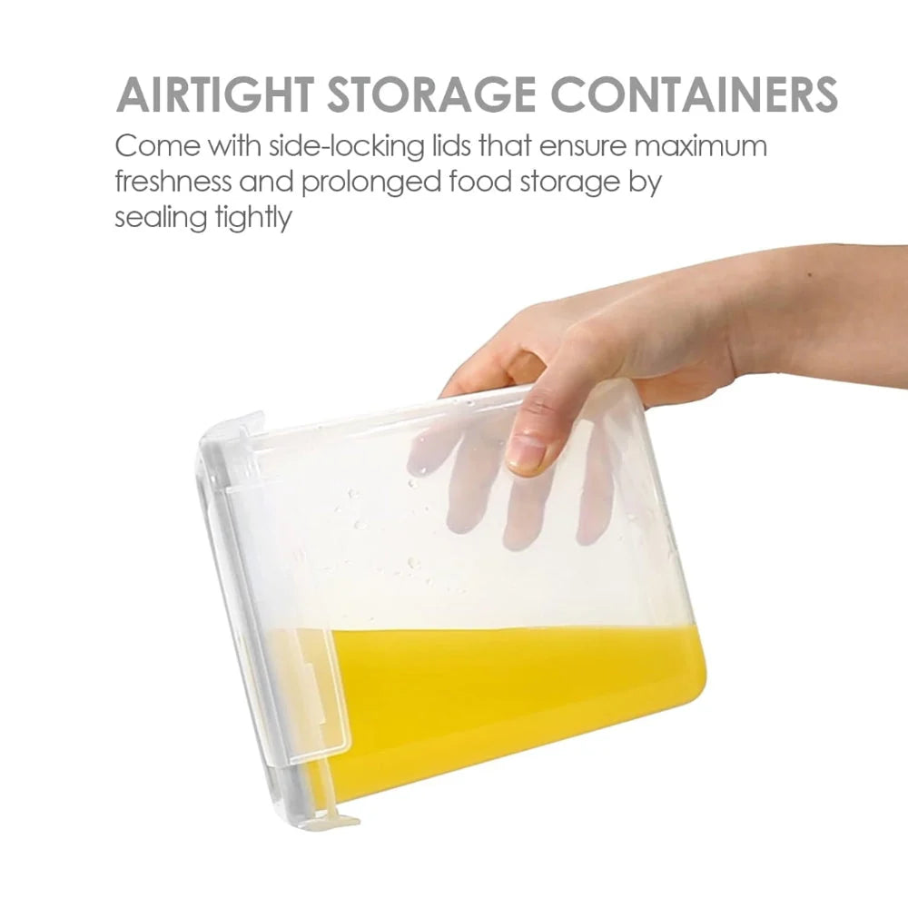 Food Storage Containers Airtight Side-Locking Stackable Set of 24