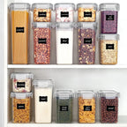 Food Storage Containers Airtight Side-Locking Stackable Set of 24