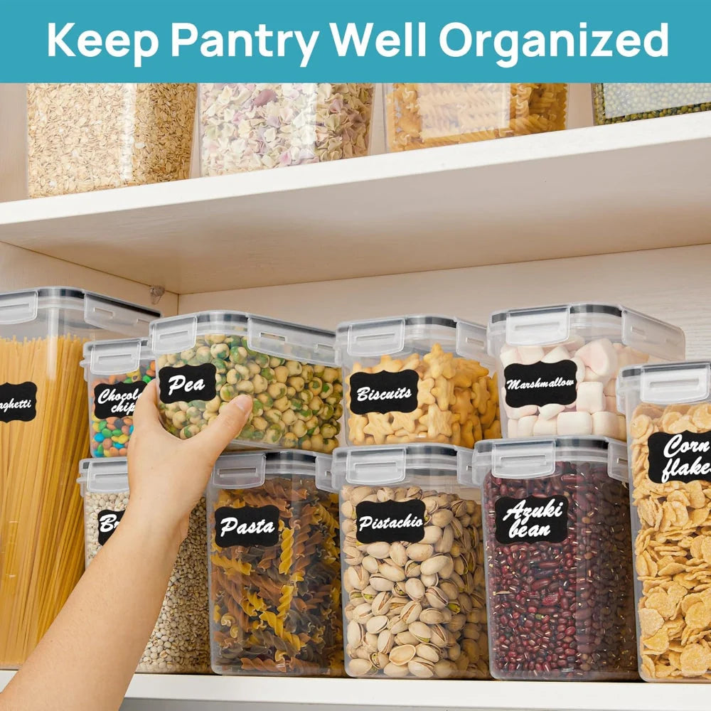 Food Storage Containers Airtight Side-Locking Stackable Set of 24