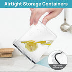 Food Storage Containers Airtight Side-Locking Stackable Set of 24