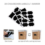 Food Storage Containers Airtight Side-Locking Stackable Set of 24