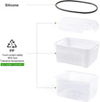 Food Storage Set Removable Colander Leak-Proof Set of 5