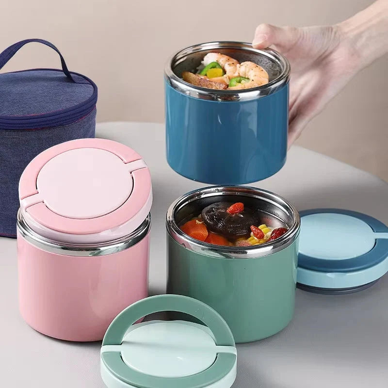 Food Thermos Stainless Steel Vacuum Insulated Leak-Proof Cap