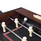 Foosball Table Mahogany Cabinet Steel Rods