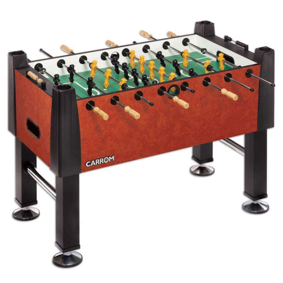 Foosball Table Reinforced Play Surface Triple Chrome Rods