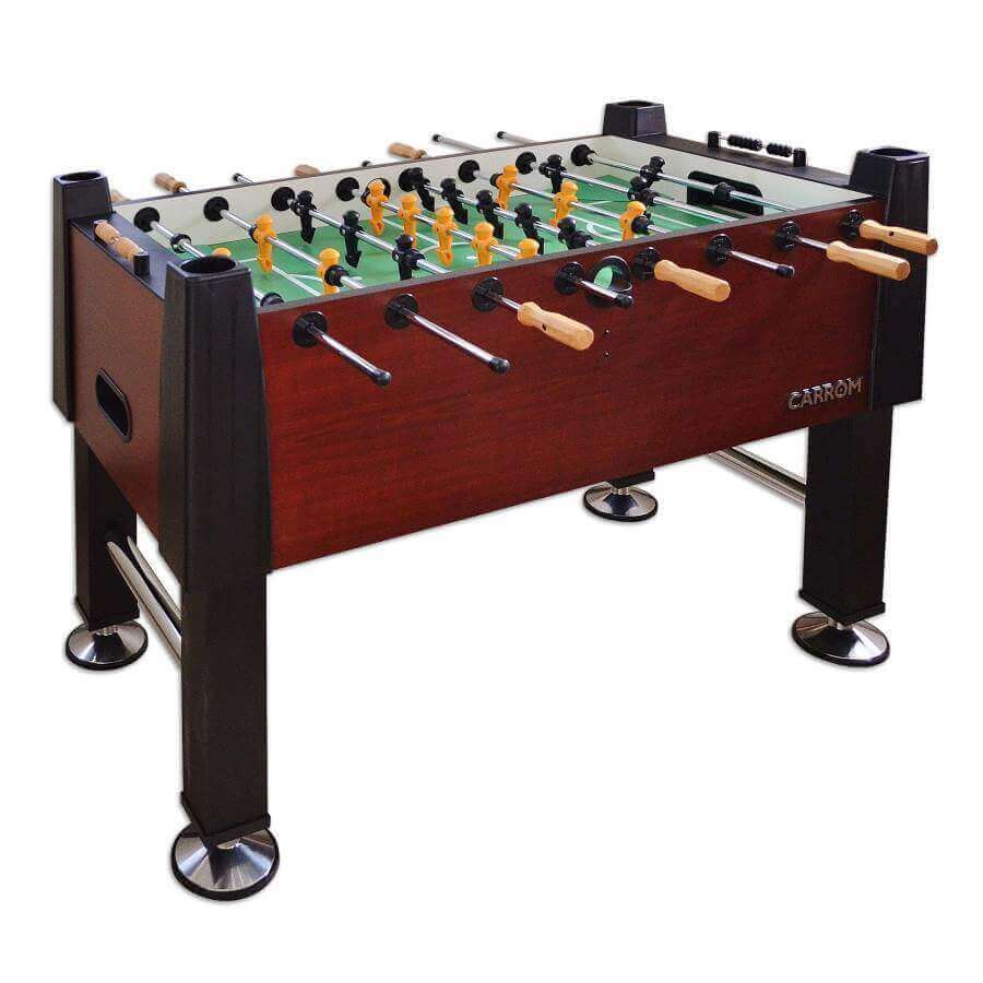 Foosball Table Reinforced Play Surface Triple Chrome Rods