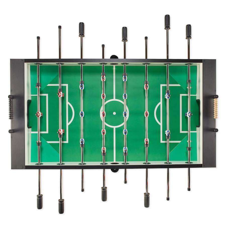 Foosball Table Triple Chrome Rods & Self-Lubricating Bearings Preassembled Cabinet
