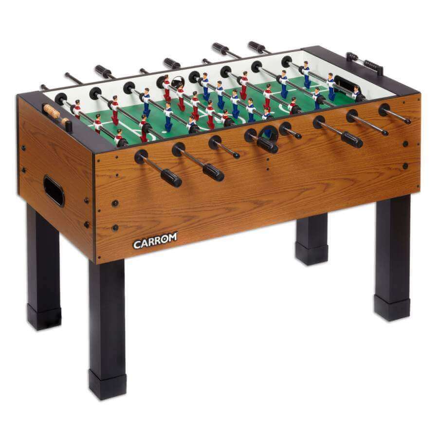 Foosball Table Triple Chrome Rods & Self-Lubricating Bearings Preassembled Cabinet
