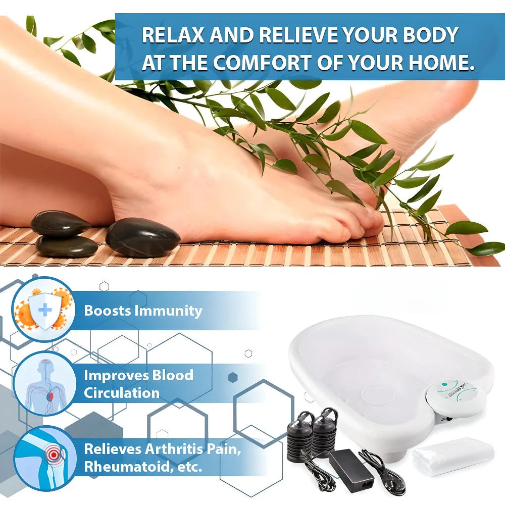 Foot Bath Ionic Array Portable 20-Minute Timer