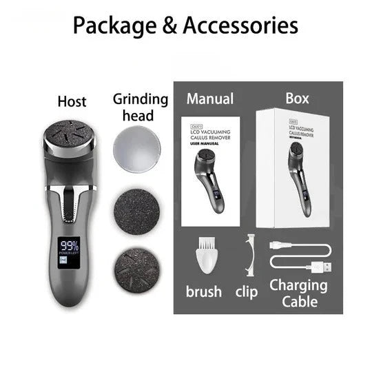 Foot Callus Remover Motorized Rechargeable Waterproof