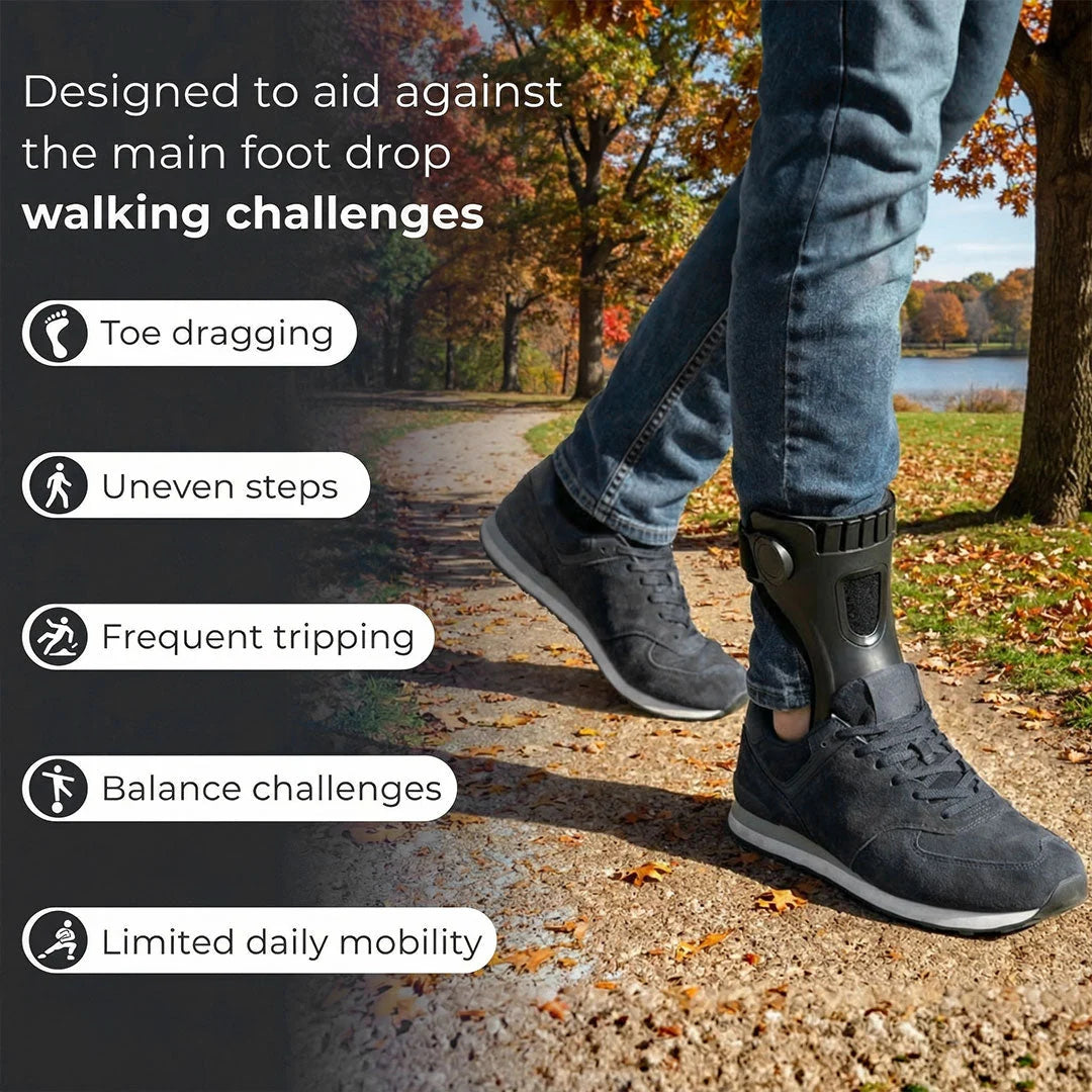Foot Lift Orthosis Adjustable Lightweight & Breathable