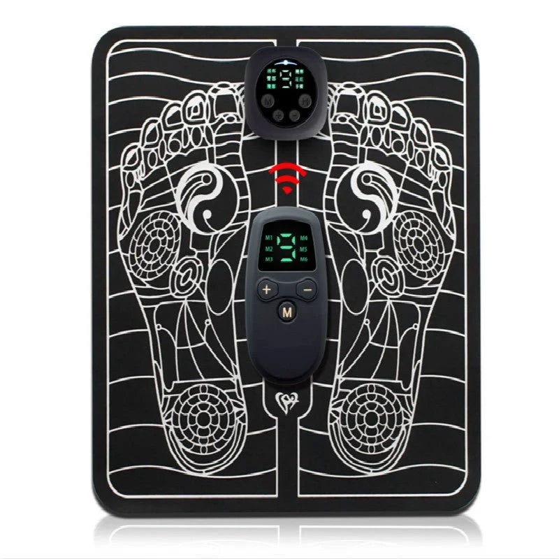 Foot Massage Mat EMS Muscle Stimulation Rechargeable & Foldable