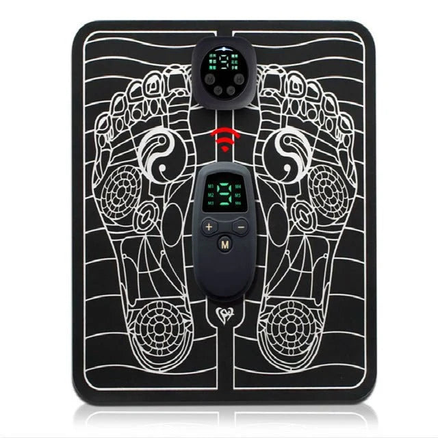 Foot Massage Mat EMS Muscle Stimulation Rechargeable & Foldable
