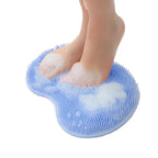 Foot Massage Mat Silicone Bristles & Non-Slip Suction