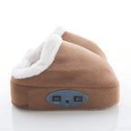 Foot Massager Heat & Vibration Sherpa Lined Dual Compartments