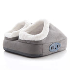 Foot Massager Heat & Vibration Sherpa Lined Dual Compartments