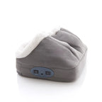Foot Massager Heat & Vibration Sherpa Lined Dual Compartments