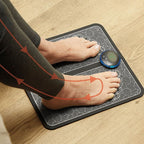 Foot Massager Mat EMS Therapy Cordless LED Controller