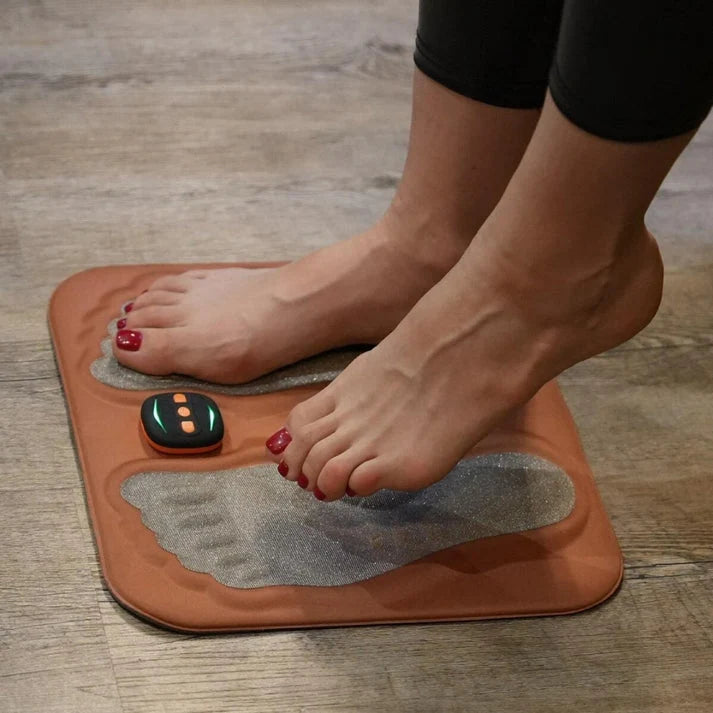 Foot Massager NMES Stimulation Remote Control & Foldable