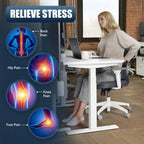Foot Rest Memory Foam Adjustable Non-Slip
