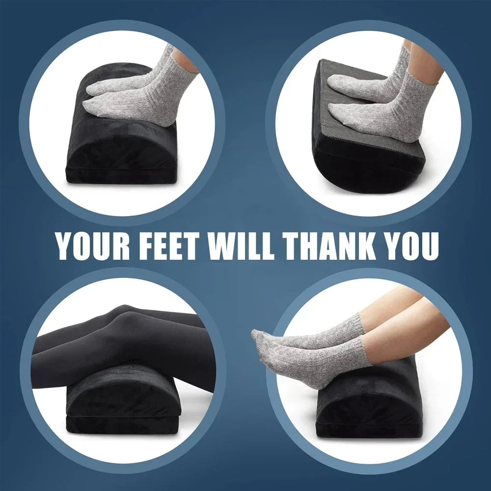 Foot Rest Memory Foam Adjustable Non-Slip