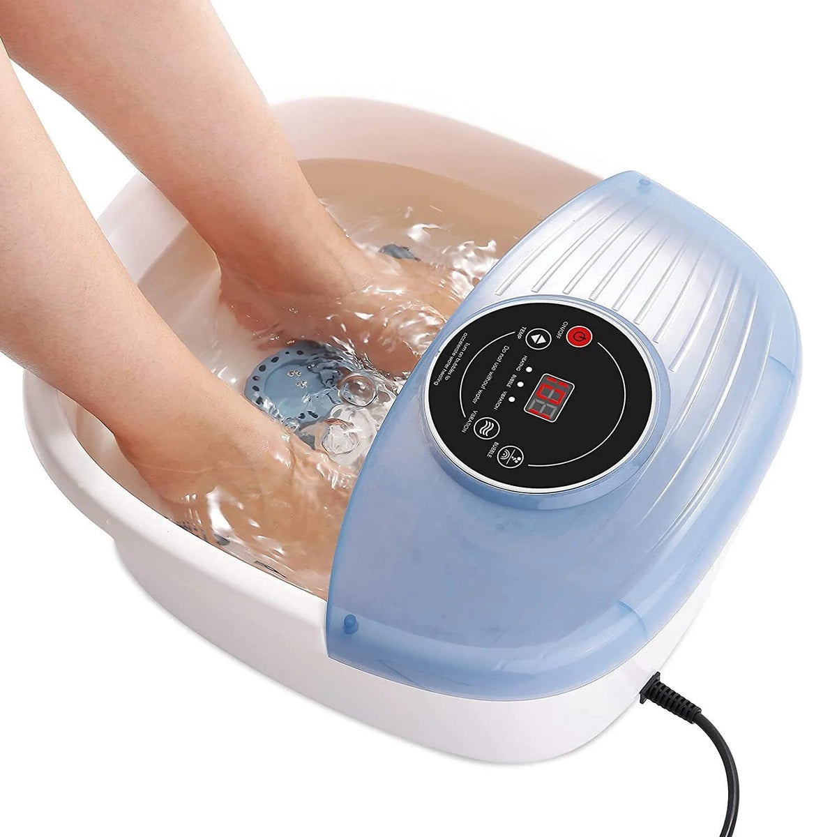 Foot Spa Fast Heat-Up Bubble & Roller Massage