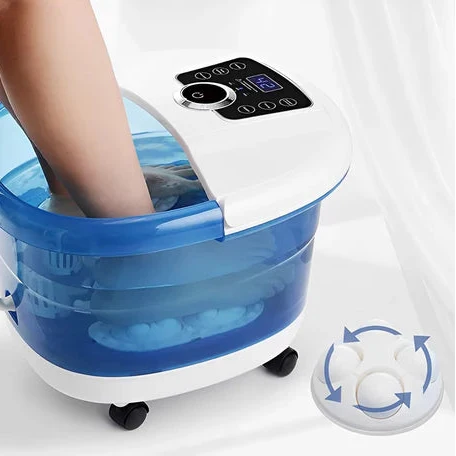 Foot Spa Heated Hydrotherapy Bubble & Roller Massage