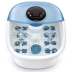 Foot Spa Massager Quick Heat Vibrating Rollers Bubble Bath