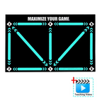 Football Training Mat Anti-Slip & Compact