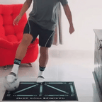 Football Training Mat Compact Video Program & Grip Socks