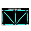 Football Training Mat Compact Video Program & Grip Socks