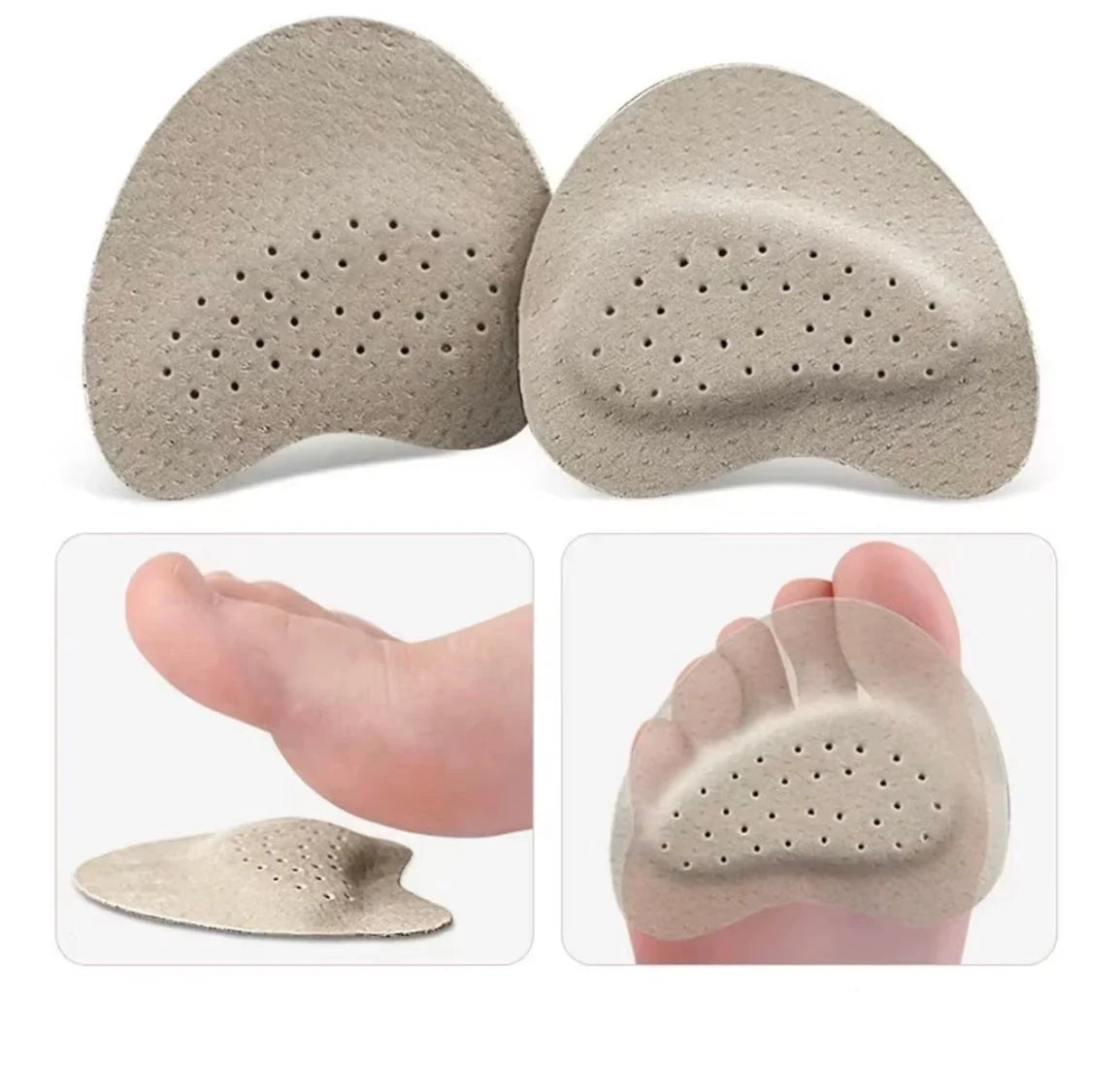Forefoot Pads Contoured Foam Self-Adhesive Non-Slip