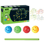Fort Building Kit Modular STEM 72 Or 144 Pieces