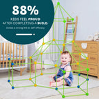 Fort Building Kit Modular STEM 72 Or 144 Pieces