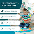 Fort Building Kit Modular STEM 72 Or 144 Pieces