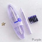 Fountain Pen Retractable Capless Fine Metal Nib