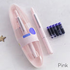 Fountain Pen Retractable Capless Fine Metal Nib