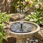Fountain Pump Solar Powered Floating Interchangeable Spray Heads