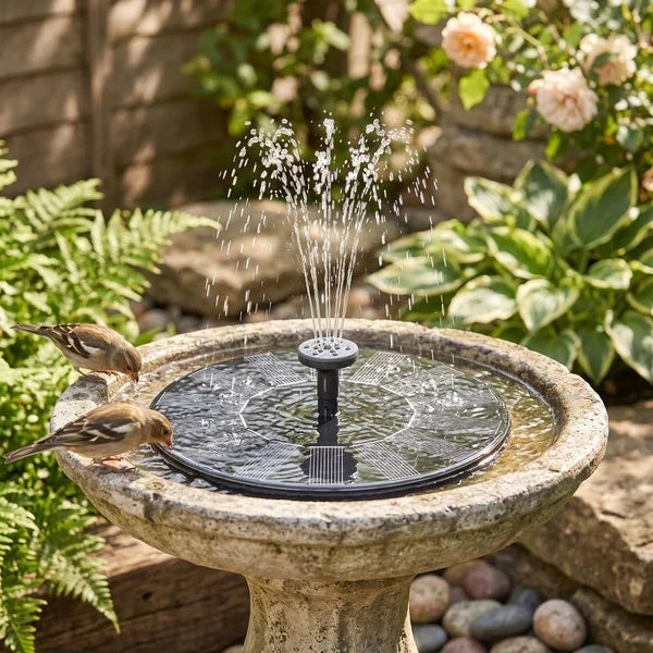 Fountain Pump Solar Powered Floating Interchangeable Spray Heads