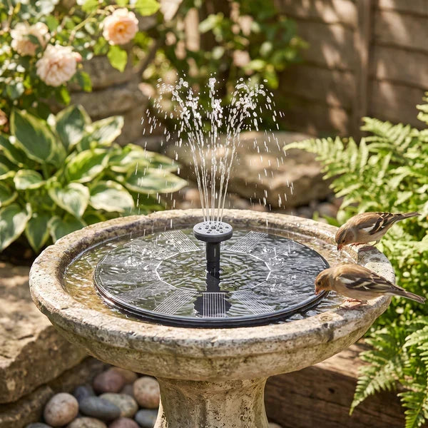 Fountain Pump Solar Powered Floating Interchangeable Spray Heads